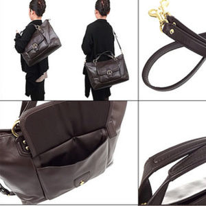 Coach Campbell Izzy LeatherSatchel